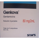 GENKOVA 80MG/2ML C/5 AMP